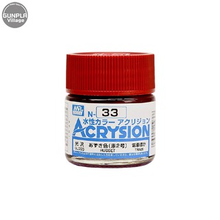 Mr.Hobby MR.ACRYSION COLOR N-33 RUSSET 4973028112368 (สี)