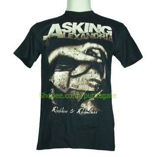 เสื้อวง Asking Alexandria เสื้อไซส์ยุโรป แอสกิงอะเล็กซานเดรีย PTA1330 เสื้อยืดวงดนตรีร็อค