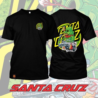 คอตต้อนคอกลมเสื้อยืด พิมพ์ลาย Santa Cruz 2 Ghost Buster พรีเมี่ยม ขนาดใหญ่ 4XL 5XLS-5XL