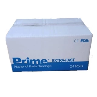 PRIME ModRoc Plaster of Paris bandage full carton 24 ม้วน size: 2.7 m 4” เต็มกล่อง 24 ม้วน