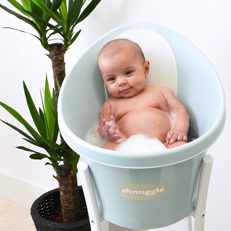 Shnuggle Bath Aqua อ่างอาบน้ำเด็ก ชนักเกิล สีฟ้าอ่อน