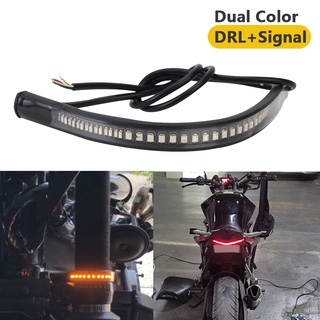 ไฟกระพริบ ไฟสัญญาณเลี้ยว LED สีเหลืองอำพัน สีแดง และสีเหลือง 12V สำหรับรถจักรยานยนต์