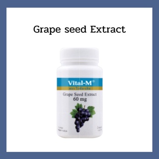 1918Vital-m grape seed extract 60 mg capsules