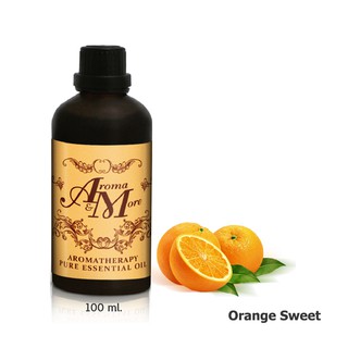 Aroma&amp;More  Orange Sweet Essential Oil 100%, น้ำมันหอมระเหยส้มออเรนจ์ สวีท 100%, Brazil  100ML