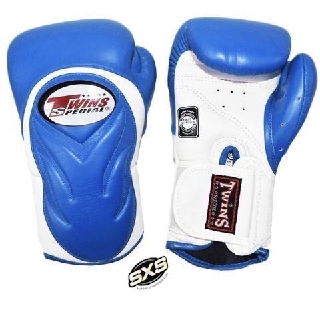 TWINS BOXING GLOVES BGVL 6 BLUE WHITE