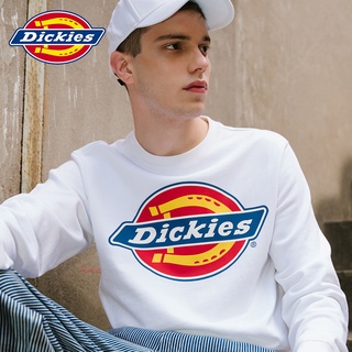 DICKIES 【พร้อมส่ง】เสื้อสเวตเตอร์แขนยาว คอกลม พิมพ์ลายดิกกี้ แฟชั่นฤดูใบไม้ร่วง และฤดูหนาว สําหรับผู้ชาย และผู้หญิง