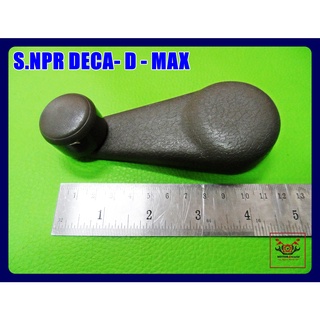 ISUZU S.NPR DECA ISUZU D-MAX WINDSHIELD HANDLE "GREY" SET LH&amp;RH (1 PC.) // มือหมุนกระจก สีเทา 1 อัน ใช้ได้ทั้งซ้ายและขวา