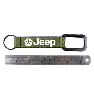 Jeep  สายคล้องกุญแจ มอเตอร์ไซด์ พวงกุญแจผ้า พร้อมคาราบิเนอร์ 2-3 วันรับของ c295 เกรดพรีเมี่ยม