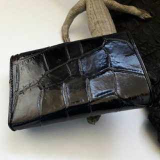 กระเป๋าหนังจระเข้แท้ 3พับกลาง  crocodile/alligator  trifold wallet