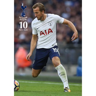 โปสเตอร์ แฮร์รี เคน Harry Kane ท็อตแน่ม ฮ็อทสเปอร์ COY Spurs ตกแต่งผนัง ฟุตบอล Football Poster ตกแต่งบ้าน โลโก้ รูปภาพ