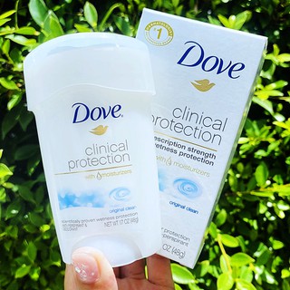 โดฟ ระงับกลิ่นกาย Dove® Clinical Protection, Original Clean 48g โรลออน สติ๊ก Dove