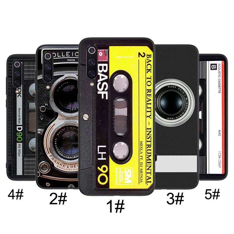 Xiaomi Mi 6 Mi 8 9 SE Mi CC9 F1 Mix 2S MAX 3 Soft Cover Vintage Tape Camera Phone Case