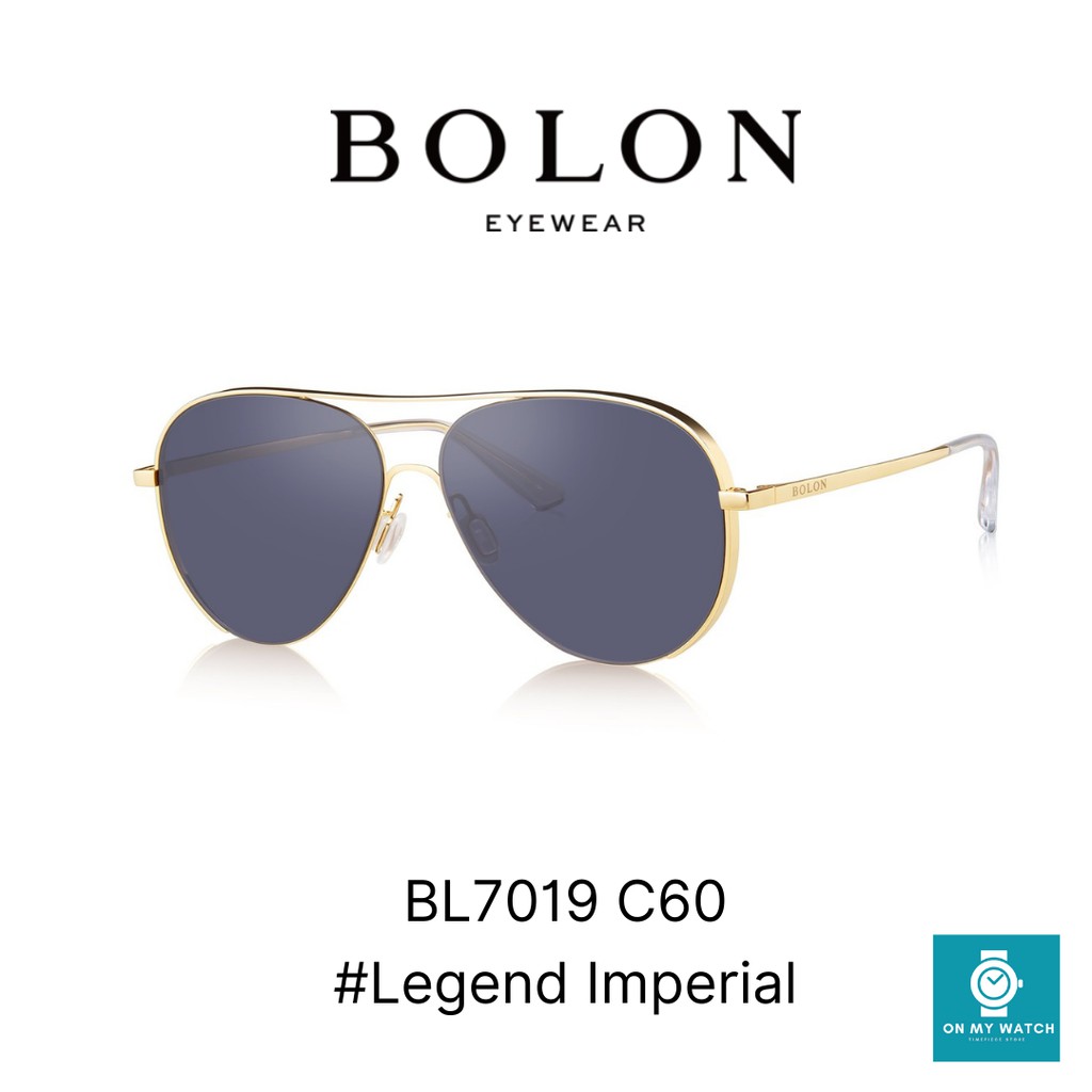 แว่นกันแดด BOLON รุ่น BL7019 C60 (LEGEND IMPERIAL) กรอบทอง