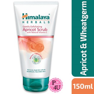 แท้100% ฉลากไทย Himalaya Herbals Gentle Exfoliating Apricot Scrub 150 ml.