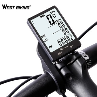 WEST BIKING นาฬิกาจับเวลา วัดความเร็ว แบบไร้สาย หน้าจอขนาดใหญ่ 2.8 นิ้ว สําหรับรถจักรยาน