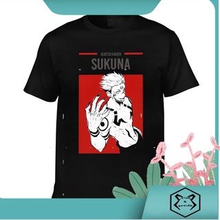 Xinszeng21 เสื้อยืดแขนสั้น คอกลม ผ้าฝ้ายแท้ 100% พิมพ์ลายอนิเมะ Jujutsu Kaisen สไตล์ฮาราจูกุ แฟชั่นเรโทร สําหรับผู้ชาย