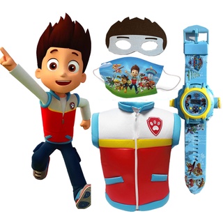 ชุดเครื่องแต่งกายคอสเพลย์ กัปตันไรเดอร์ Paw Patrol เหมาะกับเทศกาลฮาโลวีน สําหรับเด็กอนุบาล