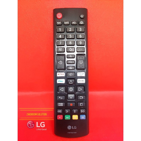 รีโมททีวี LG แบบธรรมดาปุ่มกดใช้ได้ทุกรุ่น