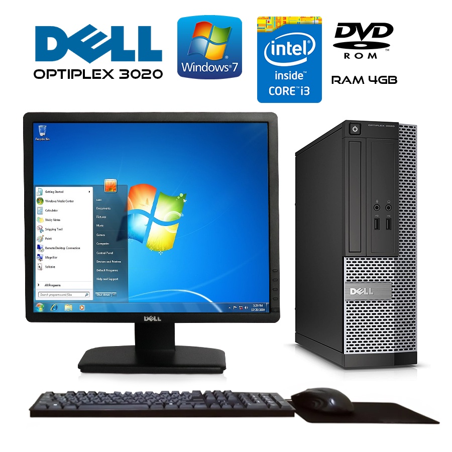 คอมพิวเตอร์ Dell i3 NEC i5 คอมตั้งโต๊ะ คอมพิวเตอร์ คอมพิวเตอร์ทำงาน คอมพิวเตอร์ยี่ห้อ Desktop Computer Superligh