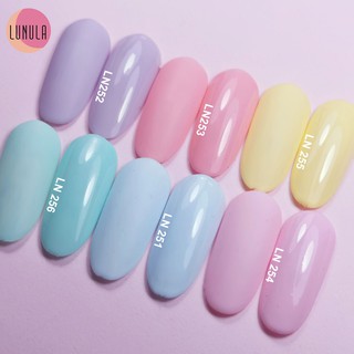 LUNULA Gel Polish สีเจลลูนูล่า คุณภาพพรีเมี่ยม สีพาสเทล Pastel 12ml.