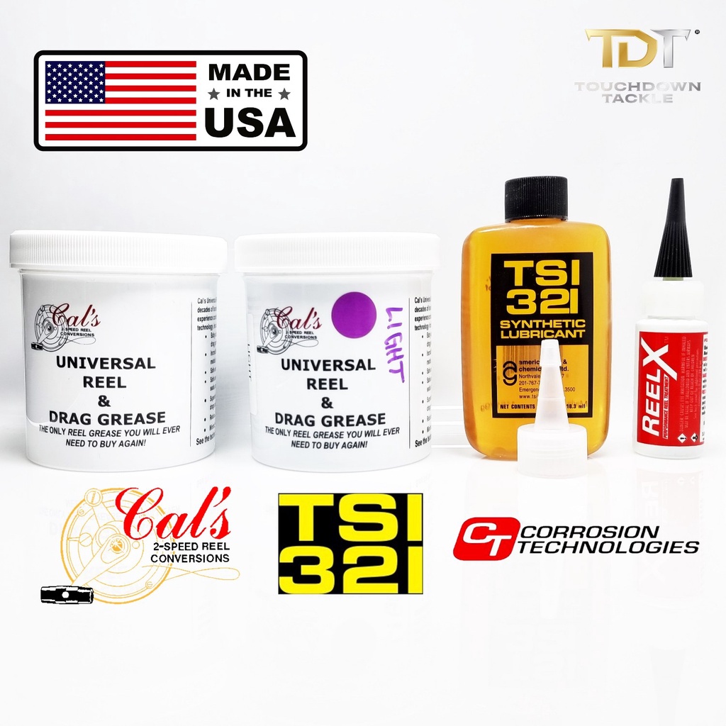 Cal's Grease Oil & Grease น้ำมันและจารบีรอกตกปลา สุดเทพจาก USA ของแท้ 100%