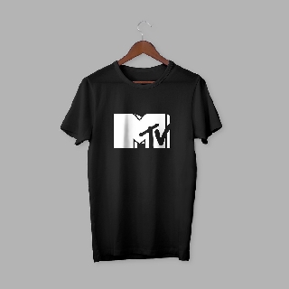 เสื้อยืดชาย - PRNT - เสื้อยืดพิมพ์ลาย MTV แบบโยนกลับ