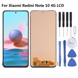 หน้าจอแสดงผล LCD พร้อมหน้าจอดิจิทัล สําหรับ Xiaomi Redmi Note 10 4G M2101K7AI M2101K7AG Redmi Note 10S