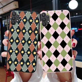 เคสโทรศัพท์มือถือแบบนิ่ม TPU ลายหมากรุก สําหรับ Samsung Galaxy A32 A13 4G 5G A 32 A 13 A325F A326B A135F