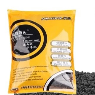 CRAZY STONE - AMAZON SOIL 3L. (ดินปลูกสำหรับตู้ไม้น้ำ)