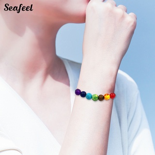 Seafeel_ สร้อยข้อมือ ประดับลูกปัด ทนต่อการเสียดสี เข้ากับทุกการแต่งกาย สําหรับผู้ชาย และผู้หญิง