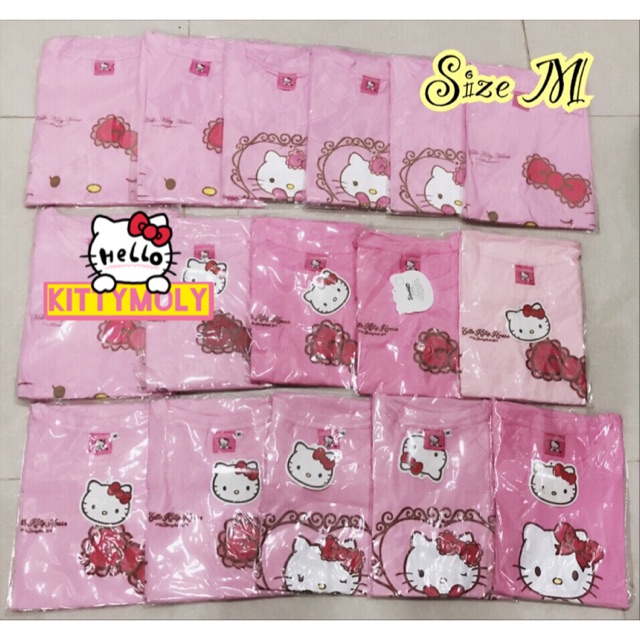 เสื้อยืดคิตตี้🎀Hello kitty🎀#cottonแท้100%