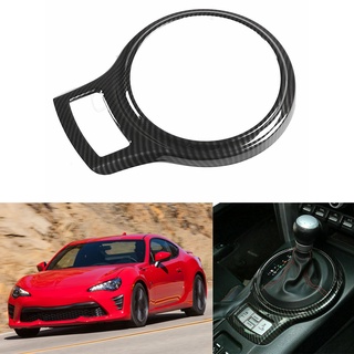 【ขายดี สไตล์】ขอบแผงเกียร์รถยนต์ คาร์บอนไฟเบอร์ ABS สําหรับ Toyota 86 Subaru BRZ Scion FR-S 2012-2020