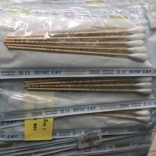 สำลี 5 ก้าน sterile (แพค20 ซอง) I-care Cotton Stick 6"