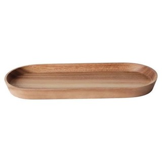 Chabatree Limpid oval tray L ถาดเสริฟไม้ สำหรับ เสริฟอาหาร SIZE L #35  CU057