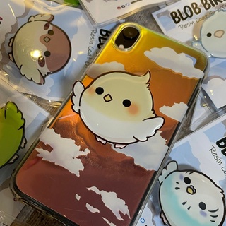 กริปต็อค BlobBirb ติดหลังมือถือ อะคริลิคเคลือบเรซิ่น Resin Coat Acrylic Griptok