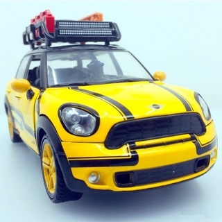 โมเดลรถแข่ง  MOTOR-MAX NO.79752 Mini Cooper S Countryman อัตราส่วน  1:24 จำลองเหมือนจริง ผลิตจากโลหะผสม Diecast