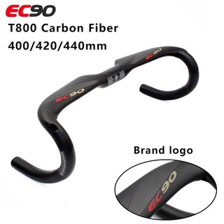 EC90 T800 แฮนด์จักรยานคาร์บอนไฟเบอร์ Bike Handle Bar แถบวางจักรยานคาร์บอนไฟเบอร์แบบเต็ม UD Matte Integral Handlebar จักรยานอะไหล่