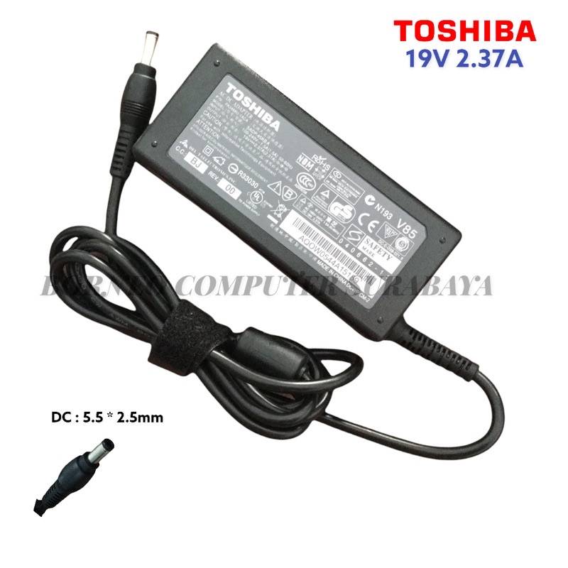 TOSHIBA 19V 2.37A ADAPTER