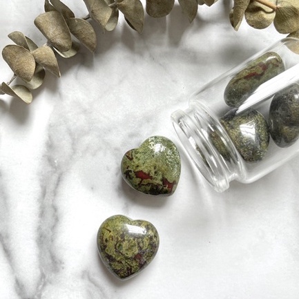 [SG Mystix.crystal] Dragonblood jasper/หัวใจหิน (ปิ๊กอัจฉริยะ)