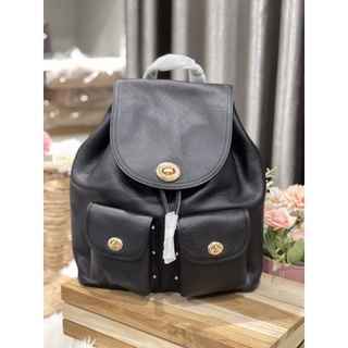 NEW COACH เป้รุ่นนี้สวยมาก TURNLOCK RUCKSACK (COACH F37582) LIGHT GOLD BLACK