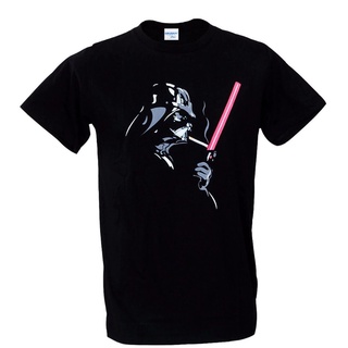 เสื้อยืดผ้าฝ้าย พิมพ์ลาย Banksy Darth Vader Smoke Cigar Indie Create Your Own สําหรับผู้ชาย AF123SD36784สามารถป