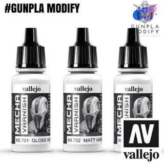 Vallejo Mecha Color เคลียร์เงา, เคลียร์ด้าน, เคลียร์กึ่งเงา …