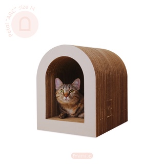 mini.c Petal ARC (M) cat scatcher - ที่ลับเล็บแมว ที่ฝนเล็บแมว ที่ข่วนเล็บแมว ของเล่นแมว บ้านแมว คอนโดแมว ทรงโค้ง