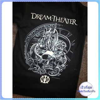 คอตต้อนคอกลมDream Theater ROCK เสื้อยืด เสื้อวง เสื้อดำ สกรีนลายอย่างดี ผ้าหนานุ่ม ไม่หดไม่ย้วย  T SHIRT S M L XL XXLS-5