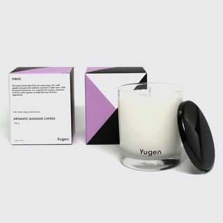 Yugen เทียนหอมนวดอโรมา กลิ่นไธร์ฟ (Yugen - Aromatic Massage Candle / Scent : Thrive)