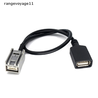 (Range1) อะแดปเตอร์สายเคเบิ้ล Usb Aux 2008 สําหรับ Civic Jazz Cr-V Accord Cr-Z 09-13 Mp3