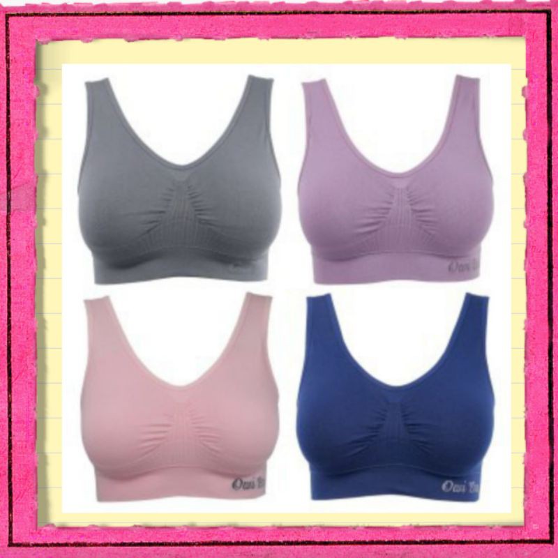 พร้อมส่ง😍อก34B-36B ใส่ได้ค่ะOwi bra sport bra /Genie bra กระชับดีมาก