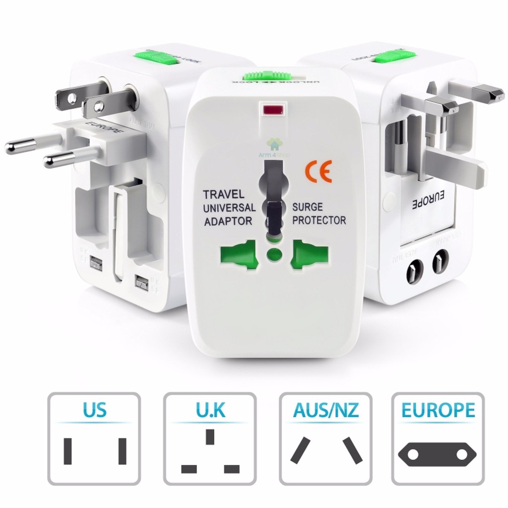 หัวแปลงรอบโลก Universal Travel Adapter Shopee Thailand