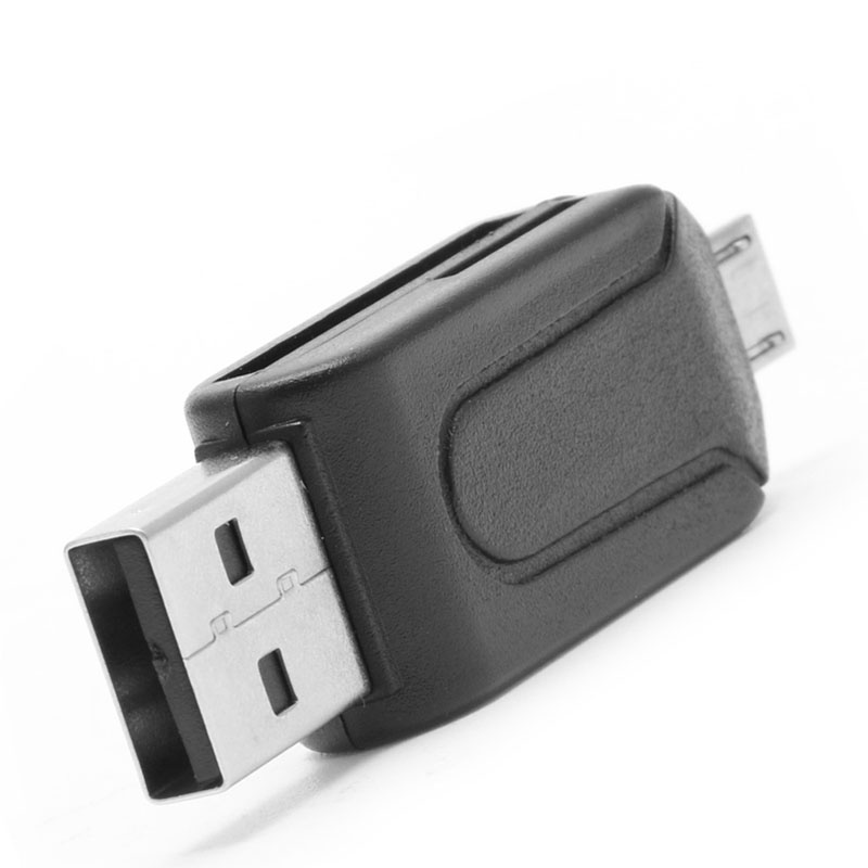 Vivi อะแดปเตอร์การ์ดรีดเดอร์ Micro USB SDXC SD TF USB 2.0 OTG #7