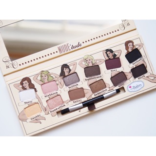 (แท้100%)The Balm Nude Tude Eyeshadow Palette  อายแชโดว์พาเลท